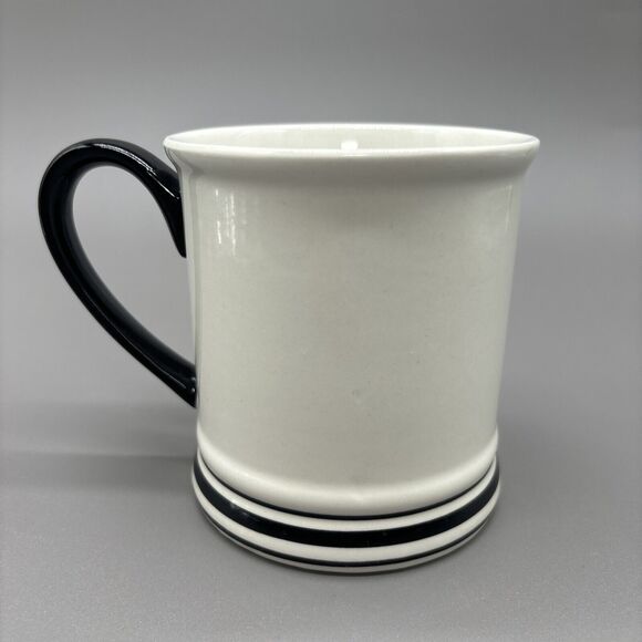 Frenchie Coffee Mug Porcelain CLAY ART French Bull Dog w/ Monocle & Blue Bowtie - Picture 2 of 6